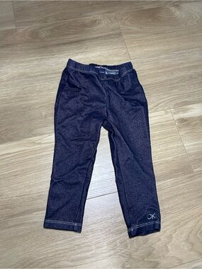 Calvin Klein Jeans Kids Dark Navy Leggings with CK Accent